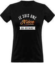 T shirt femme une nièce qui déchire