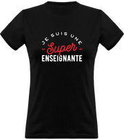 T shirt femme une super enseignante