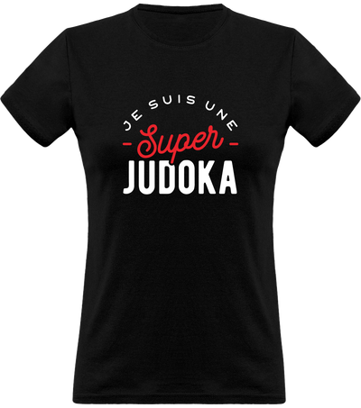 T shirt femme une super judoka