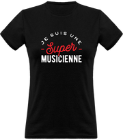 T shirt femme une super musicienne