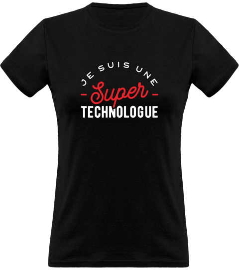 T shirt femme une super technologue