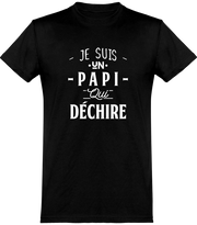  T shirt homme un papi qui déchire