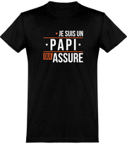  T shirt homme un papi qui assure