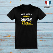  T shirt homme ce mec est un super papi