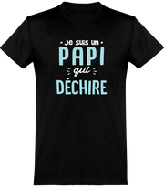  T shirt homme un papi qui déchire