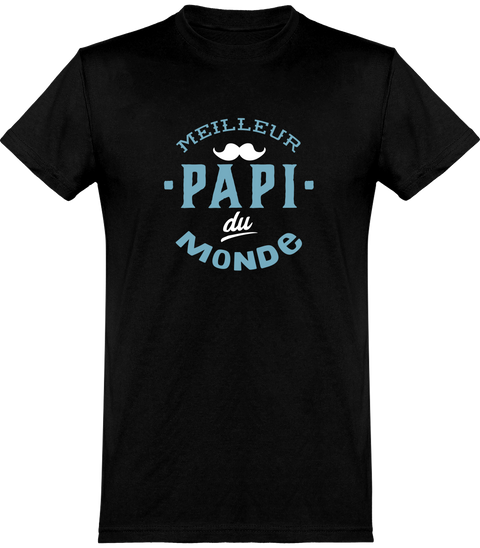  T shirt homme meilleur papi du monde