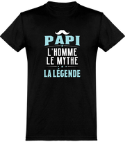  T shirt homme papi la légende