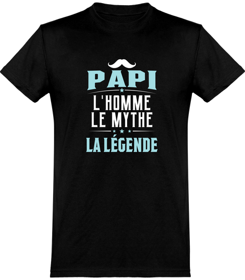  T shirt homme papi la légende