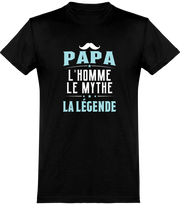  T shirt homme papa la légende