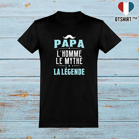  T shirt homme papa la légende 2