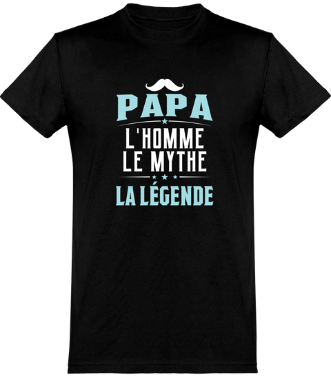  T shirt homme papa la légende