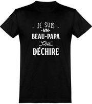 T shirt homme un beau-papa qui déchire beau