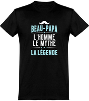  T shirt homme beau-papa la légende beau