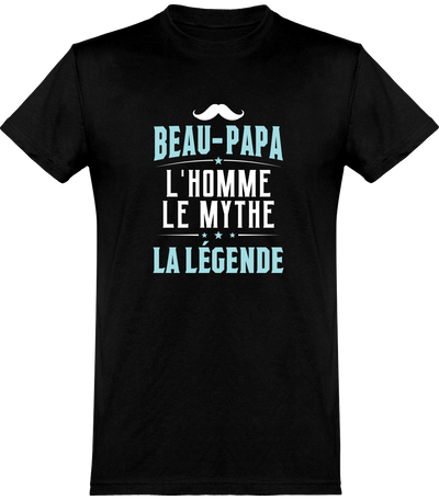  T shirt homme beau-papa la légende beau