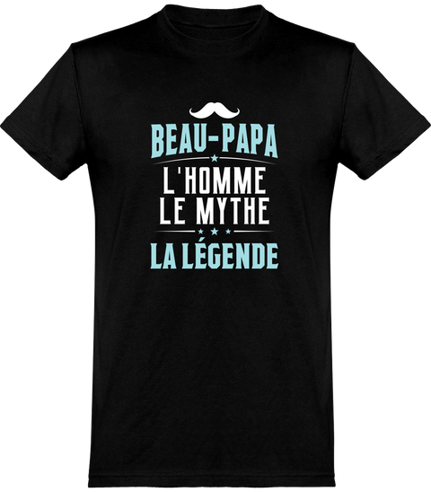  T shirt homme beau-papa la légende beau