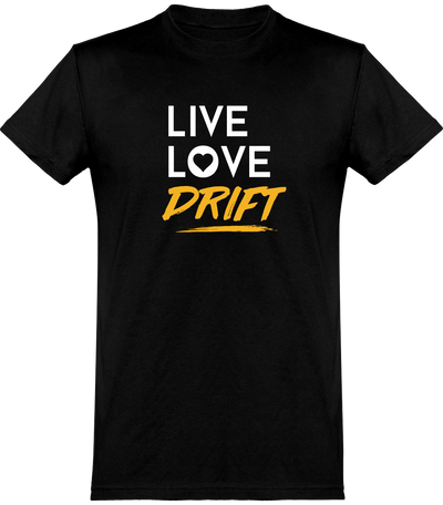  T shirt homme live love drift