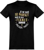 T shirt homme pas parfait mais fiancé