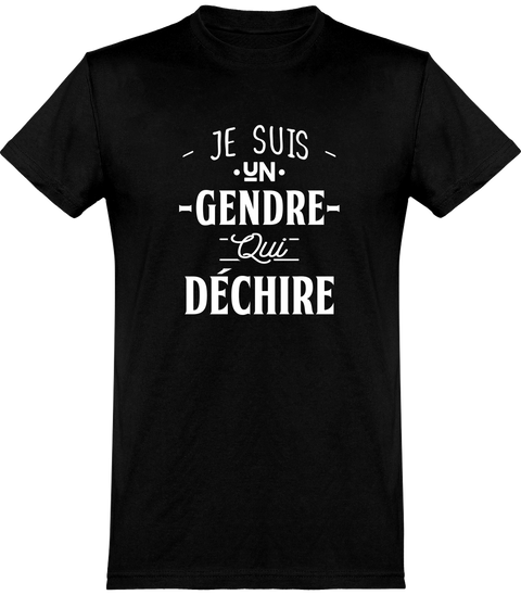  T shirt homme un gendre qui déchire