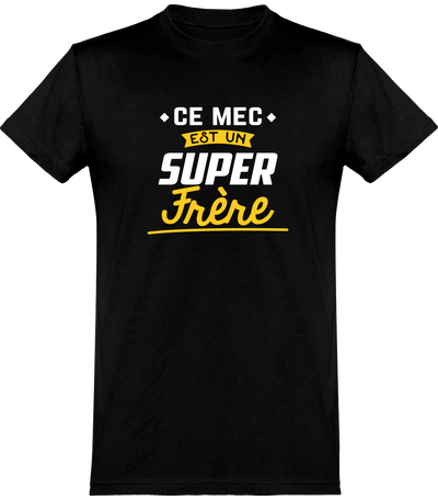  T shirt homme un super frère