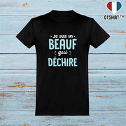  T shirt homme un beauf qui déchire