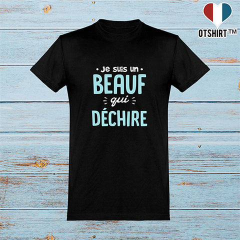  T shirt homme un beauf qui déchire