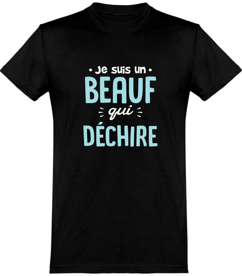  T shirt homme un beauf qui déchire