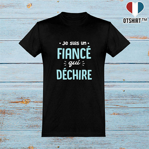  T shirt homme un fiancé qui déchire