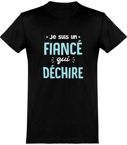 T shirt homme un fiancé qui déchire