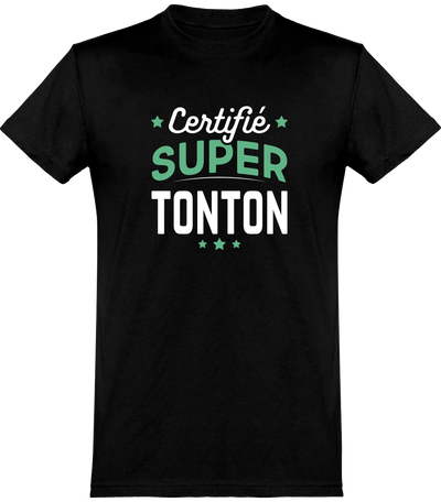  T shirt homme certifié super tonton