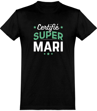  T shirt homme certifié super mari