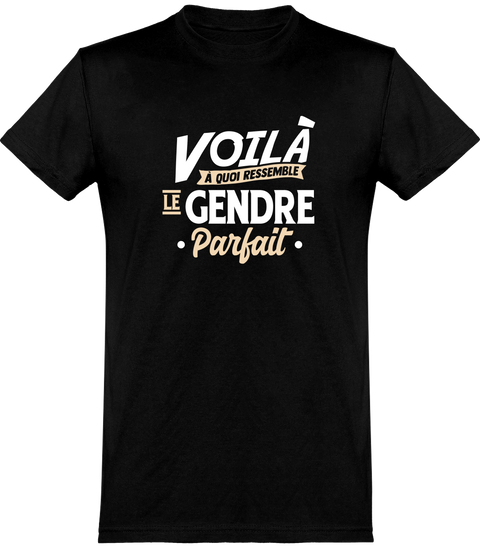  T shirt homme le gendre parfait