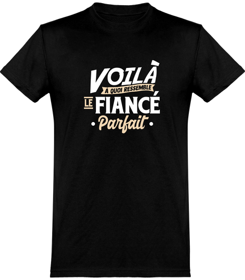  T shirt homme le fiancé parfait