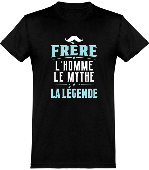  T shirt homme frère la légende