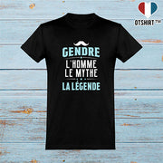  T shirt homme gendre la légende