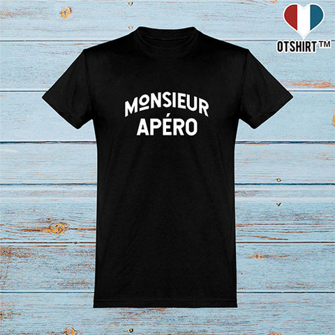  T shirt homme monsieur apéro