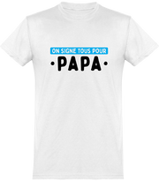  T shirt homme on signe tous papa
