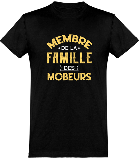  T shirt homme la famille des mobeurs