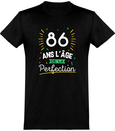  T shirt homme 86 ans la perfection