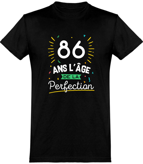  T shirt homme 86 ans la perfection