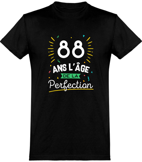  T shirt homme 88 ans la perfection