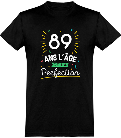  T shirt homme 89 ans la perfection