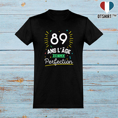  T shirt homme 89 ans la perfection