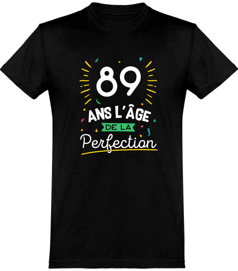  T shirt homme 89 ans la perfection