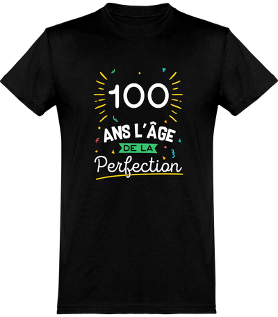  T shirt homme 100 ans la perfection