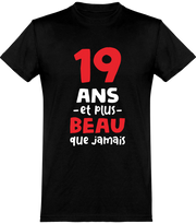  T shirt homme 19 ans et plus beau