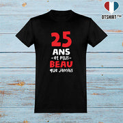  T shirt homme 25 ans et plus beau