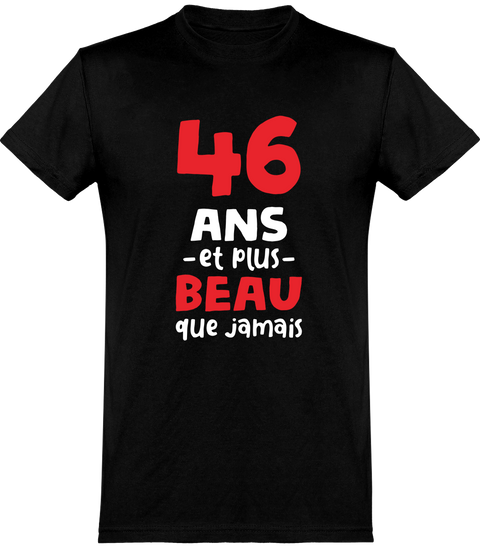 T shirt homme 46 ans et plus beau