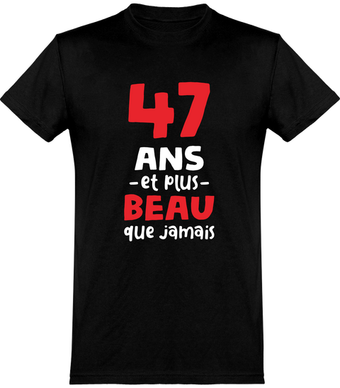  T shirt homme 47 ans et plus beau