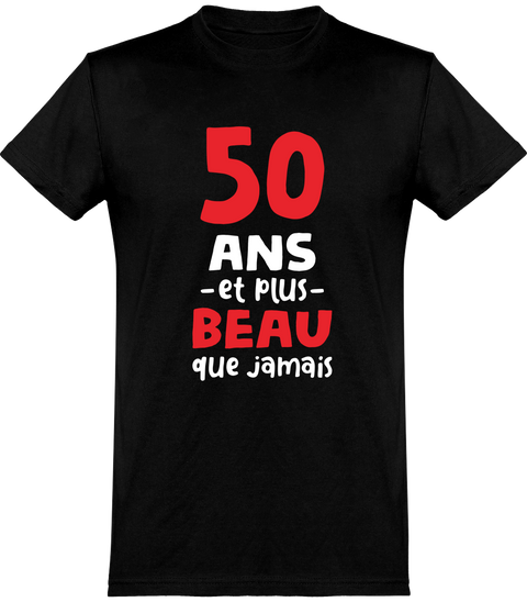  T shirt homme 50 ans et plus beau
