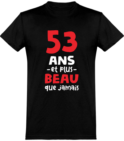  T shirt homme 53 ans et plus beau